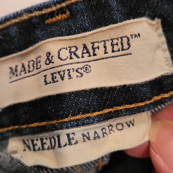 Levi's Made & Crafted Needle Narrow Rinse Jeans 29 - Picture 4 of 13